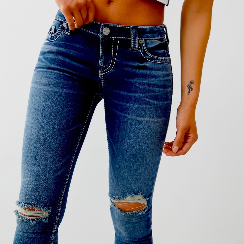 HALLE mid rise super skinny true religion 👖 jeans!